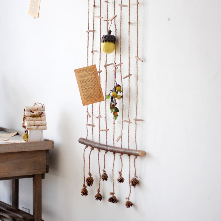 Decorative wall tapestry with natural motifs Kalsten