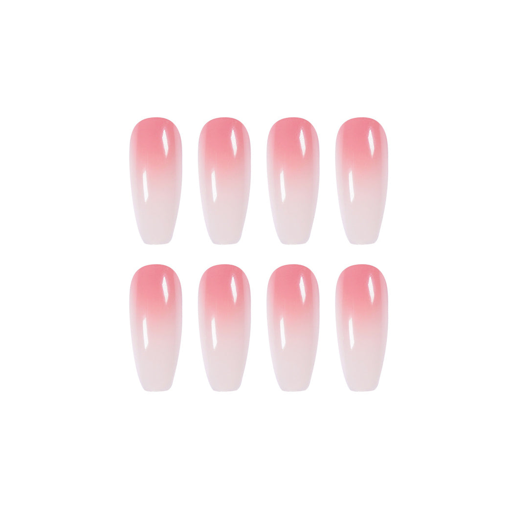Artful nail extensions with ombre design Kalsten