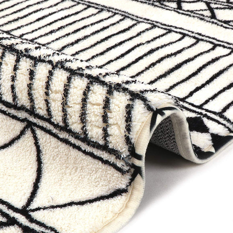 Modern Geometric Pattern Area Rug Kalsten