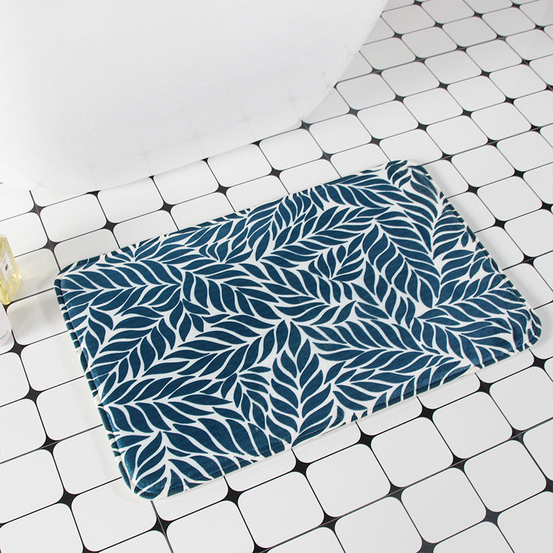 Contemporary Striped Bathroom Mat Kalsten