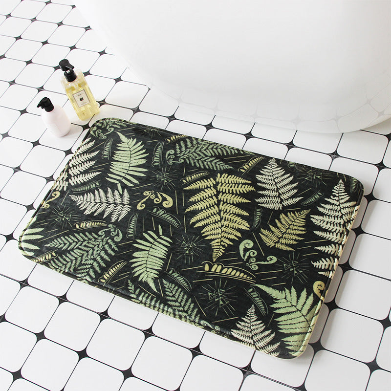 Contemporary Striped Bathroom Mat Kalsten
