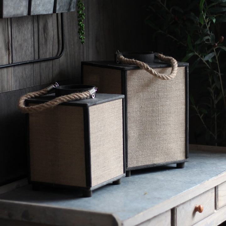 Modern storage basket made of fabric Kalsten