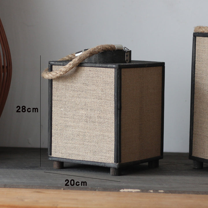 Modern storage basket made of fabric Kalsten