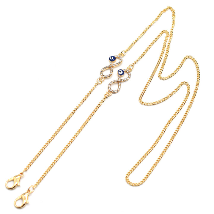 Elegant Eyewear Chain with Protective Charm Kalsten