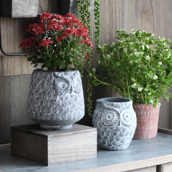 Decorative Owl Ceramic Pot Kalsten