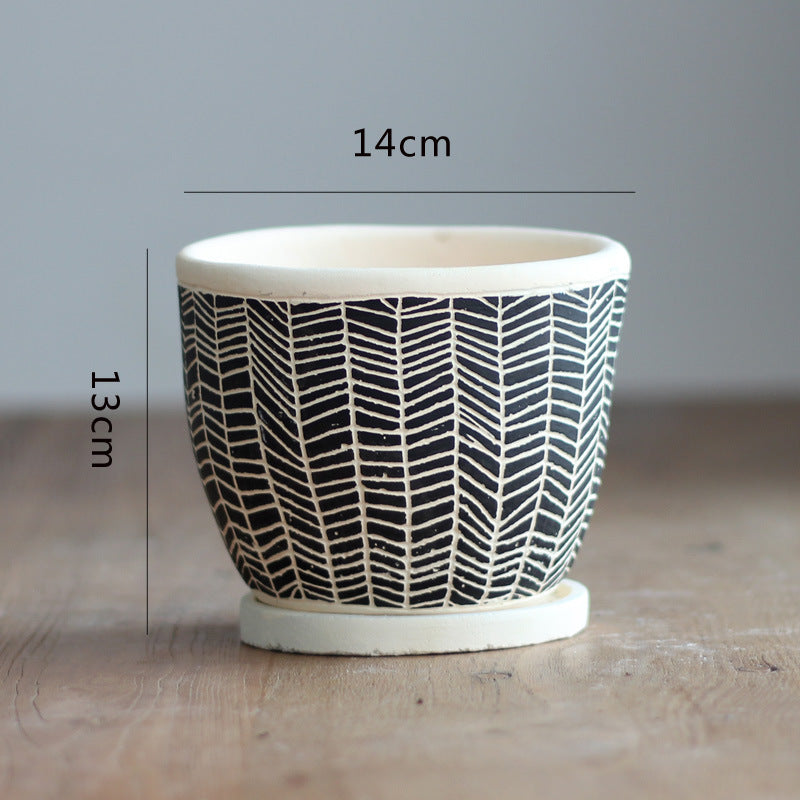 Decorative plant pot Kalsten