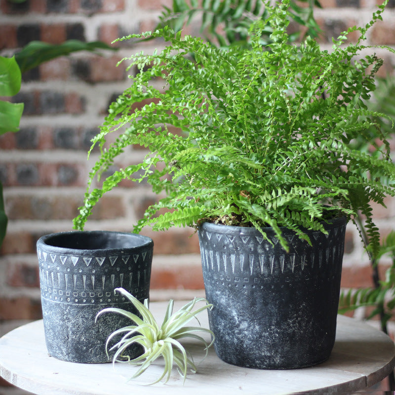 Elegant decorative pot made of high-quality concrete Kalsten
