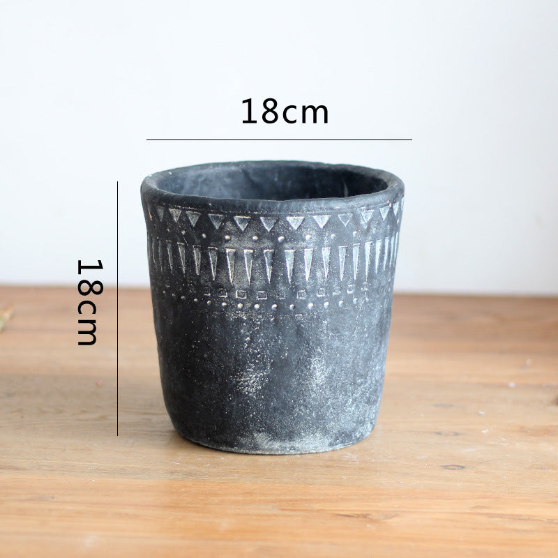 Elegant decorative pot made of high-quality concrete Kalsten