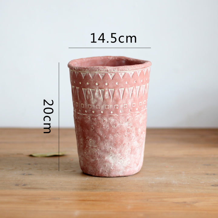 Elegant decorative pot made of high-quality concrete Kalsten
