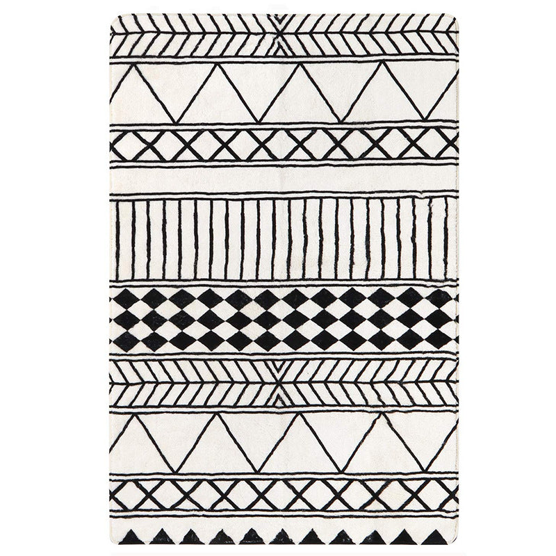 Modern Geometric Pattern Area Rug Kalsten