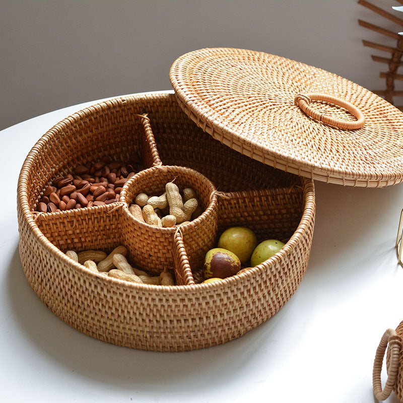 Handmade storage bowl with compartments Kalsten