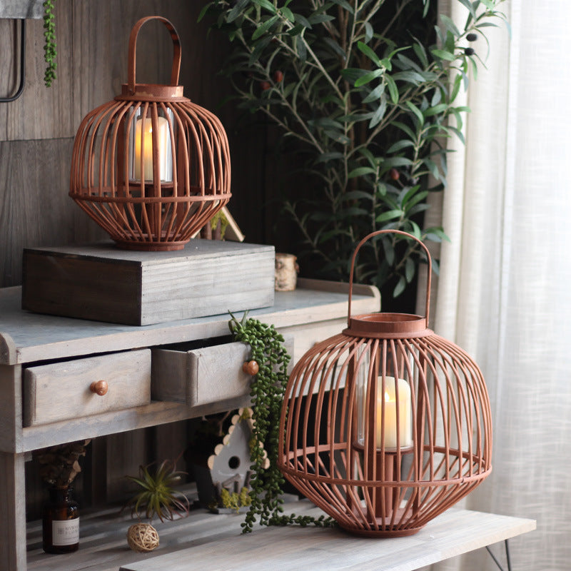 Decorative wooden lantern Kalsten