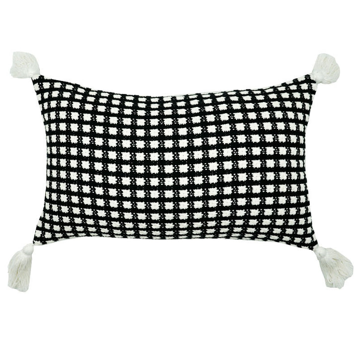 Classic Checkered Decorative Pillow