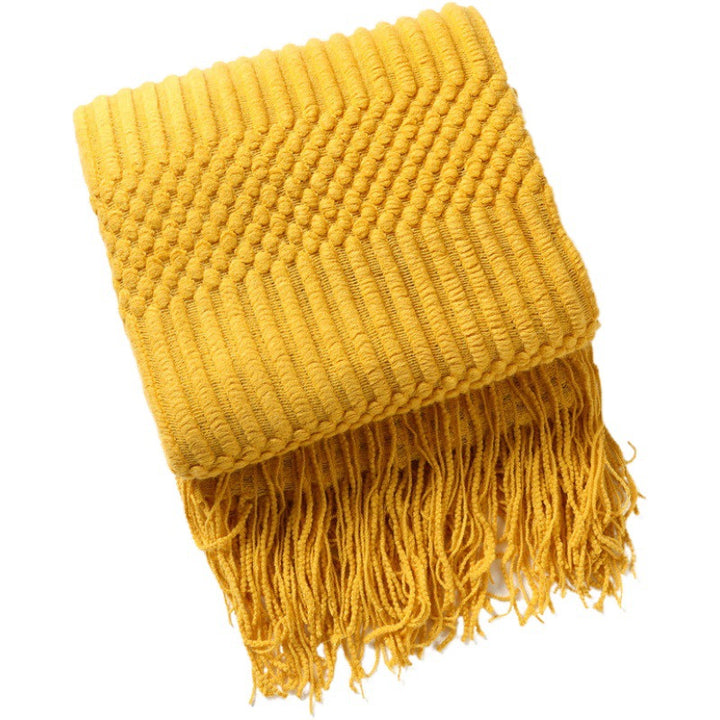 Cozy Textured Throw Blanket