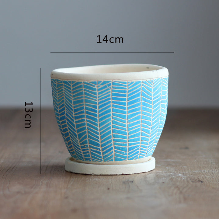 Decorative plant pot Kalsten