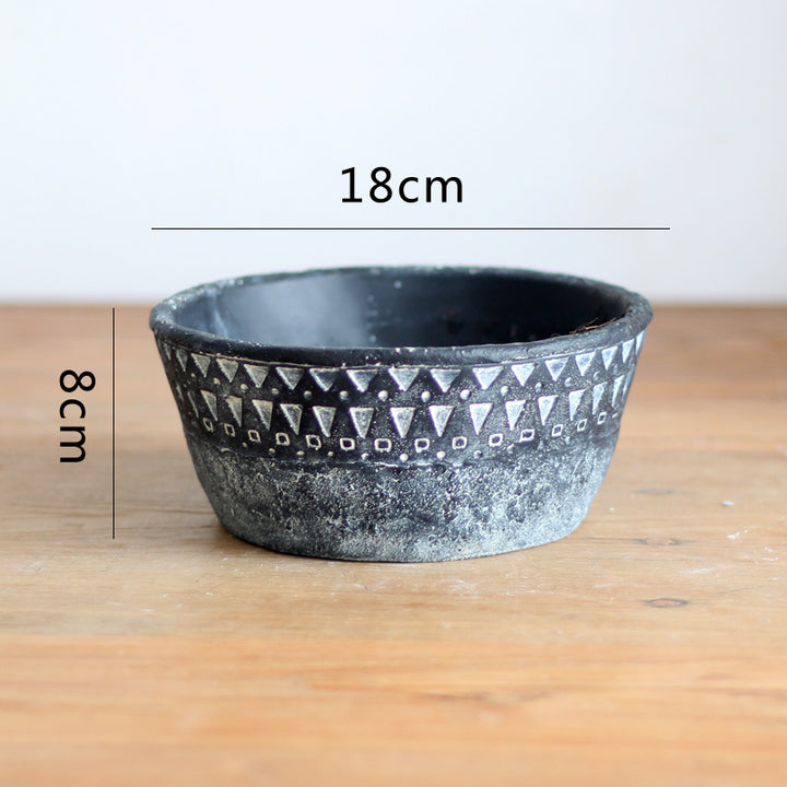 Elegant decorative pot made of high-quality concrete Kalsten