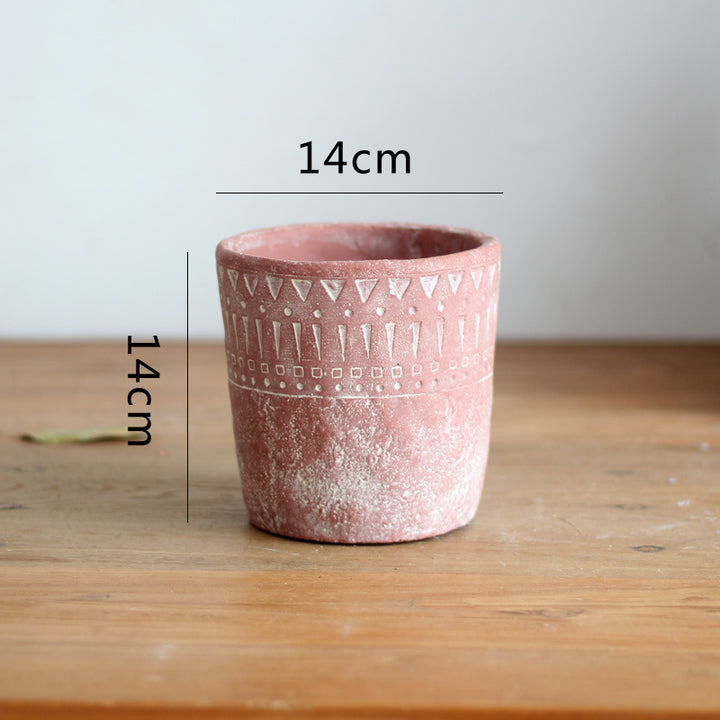 Elegant decorative pot made of high-quality concrete Kalsten
