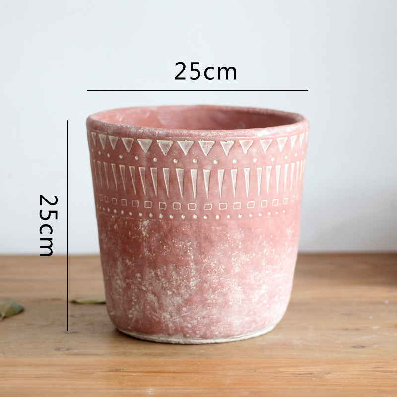 Elegant decorative pot made of high-quality concrete Kalsten