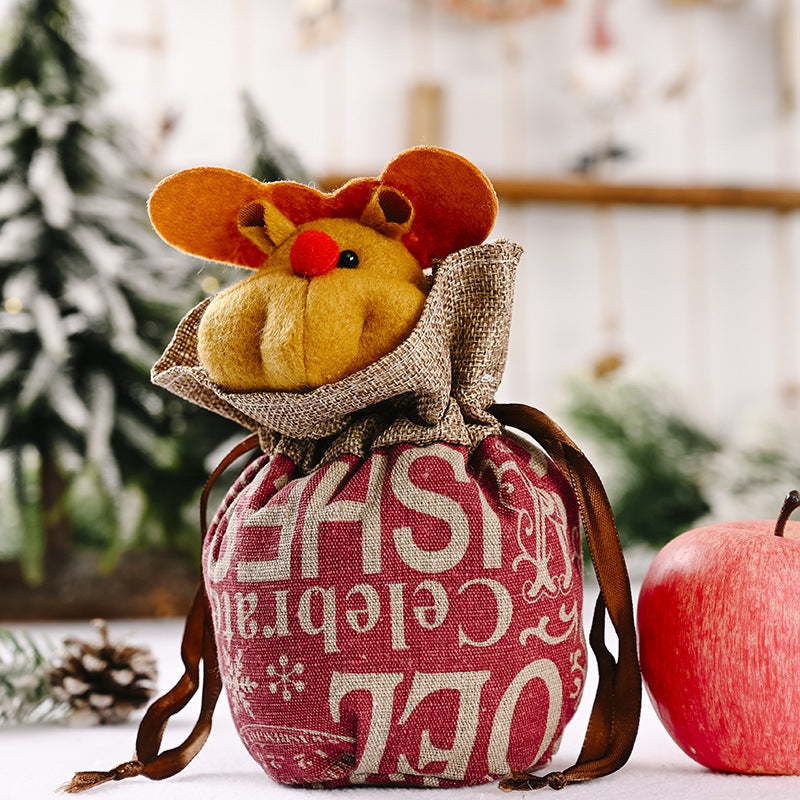 Cute Christmas figure with heart pouch Kalsten