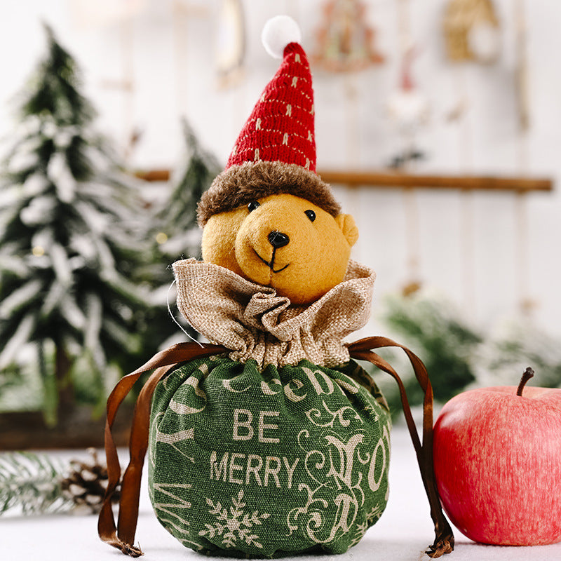 Cute Christmas figure with heart pouch Kalsten