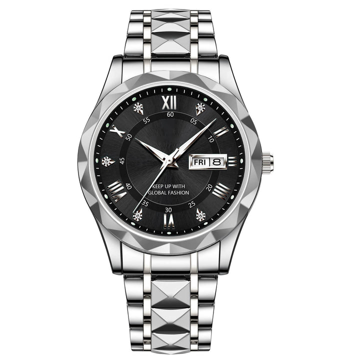 Kalsten | Waterproof Luminous Stainless Steel Two-tone Quartz Men's Watch