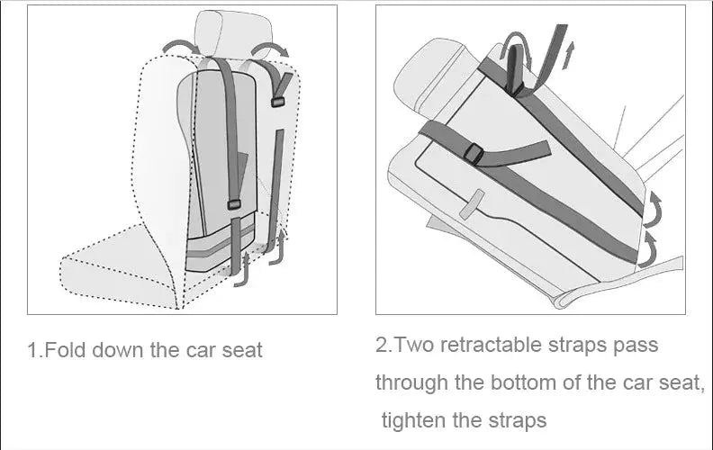 Kalsten | Portable Child Travel Car Seat | Foldable Safety Booster with 5-Point Harness | Ages 0–12 Years