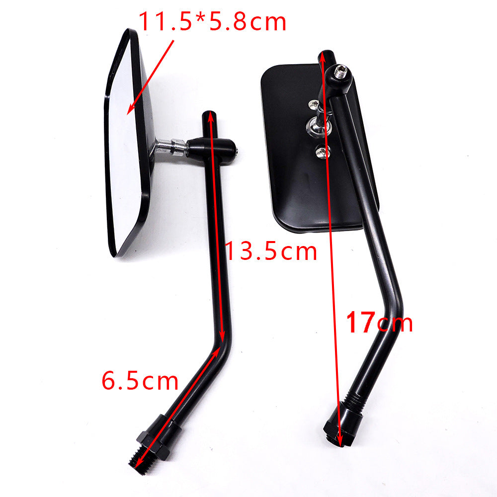 adjustable chrome motorcycle handlebar rearview mirrors with universal clamp mounts Kalsten
