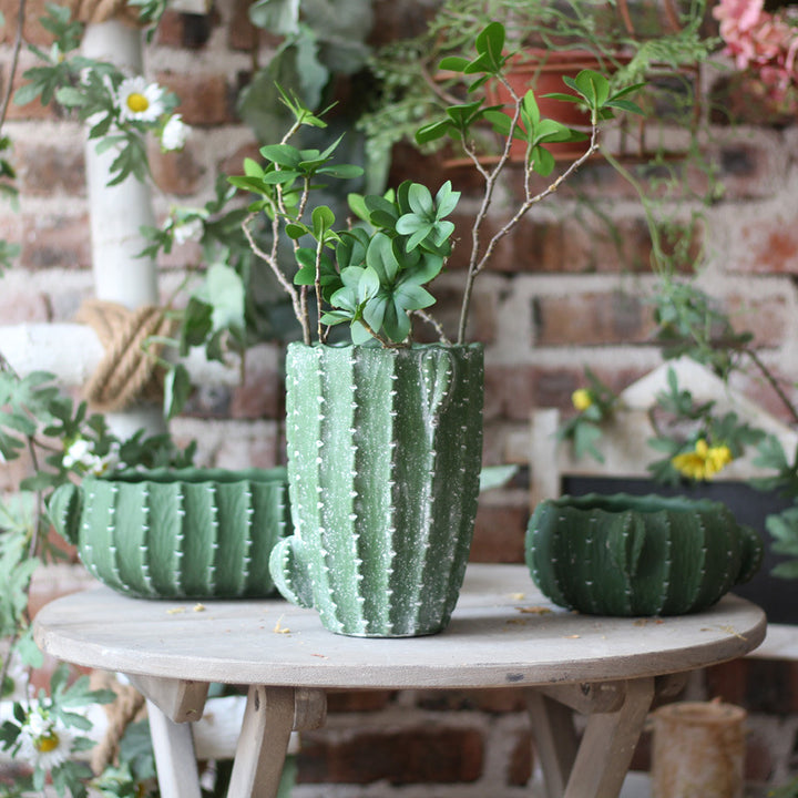Decorative flower pot in cactus shape Kalsten