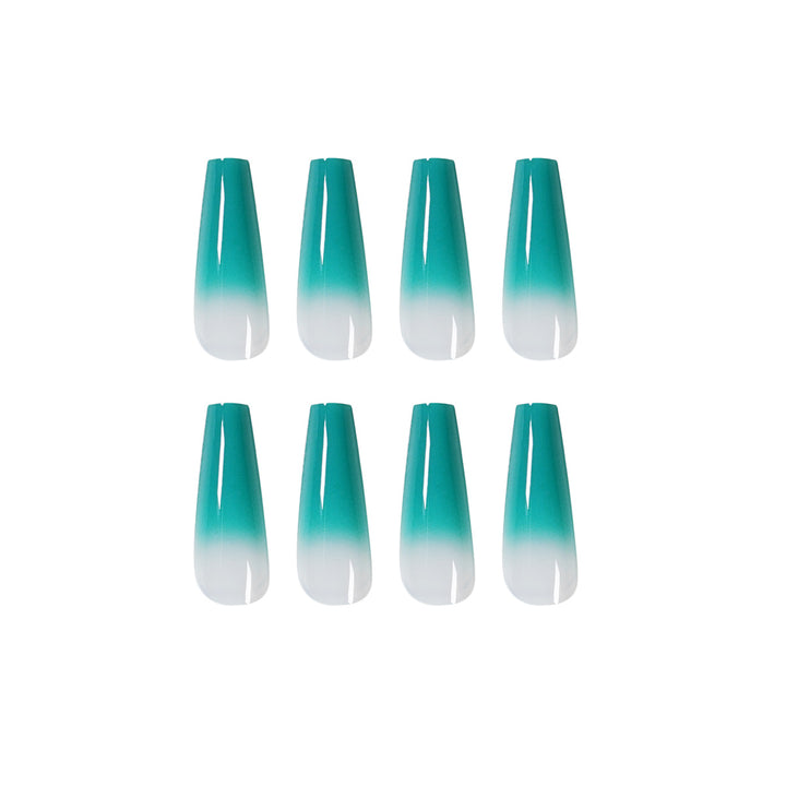 Artful Nail Extensions with Ombre Effect Kalsten
