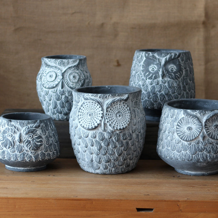 Decorative Owl Ceramic Pot Kalsten