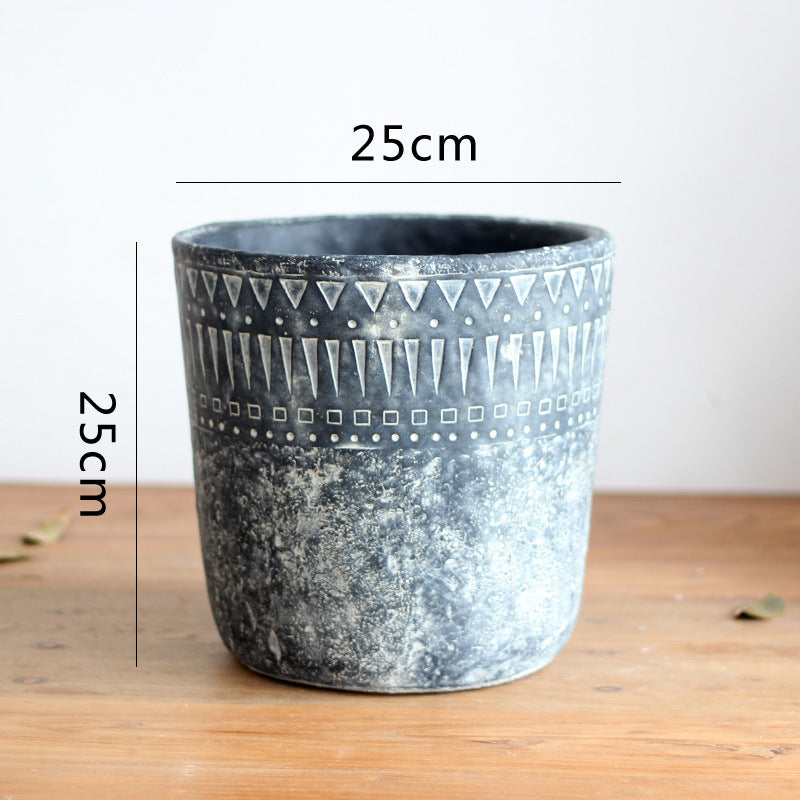 Elegant decorative pot made of high-quality concrete Kalsten