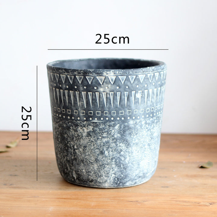Elegant decorative pot made of high-quality concrete Kalsten