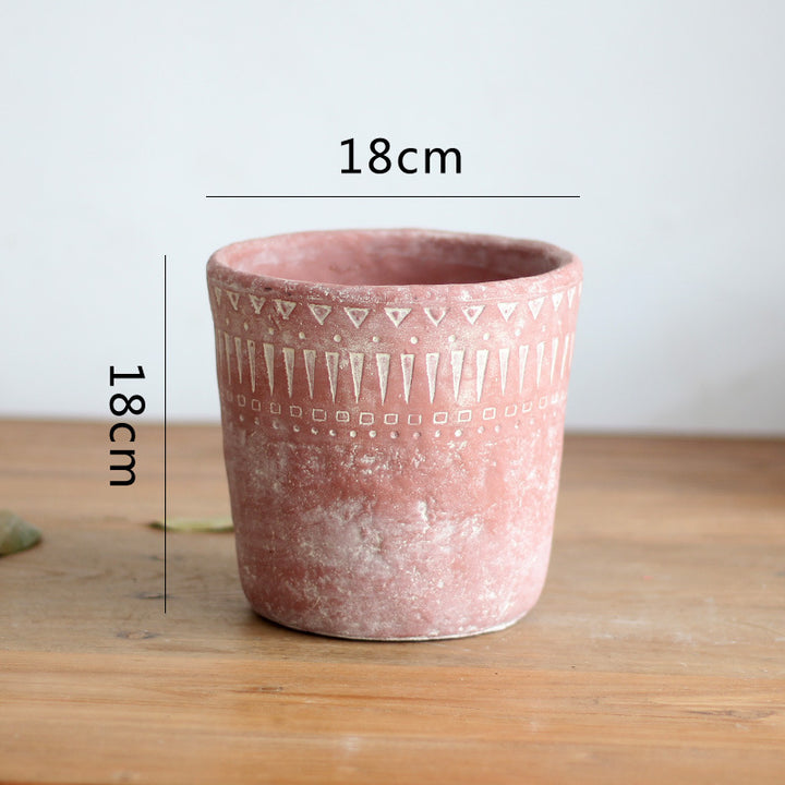 Elegant decorative pot made of high-quality concrete Kalsten