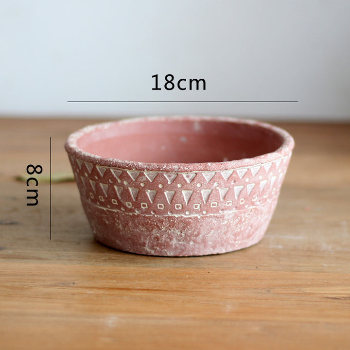 Elegant decorative pot made of high-quality concrete Kalsten