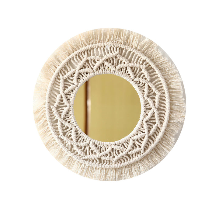 Decorative Macrame Wall Mirror Kalsten