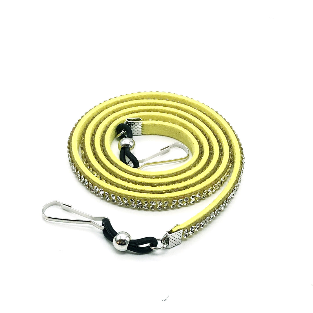 Decorative Crystal-Accent Eyewear Strap Kalsten