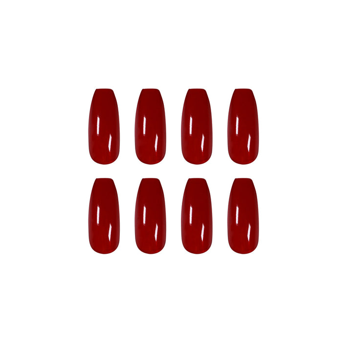 Artful acrylic nails with an elegant high-gloss finish Kalsten