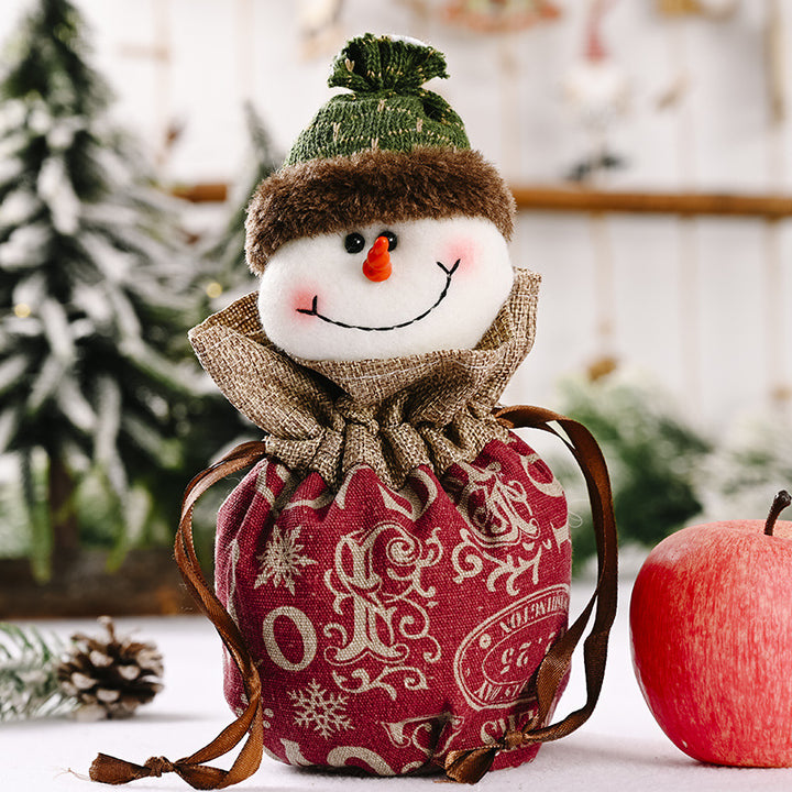 Cute Christmas figure with heart pouch Kalsten