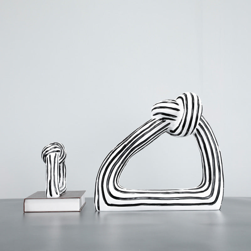 Artistic Ceramic Knot Sculpture