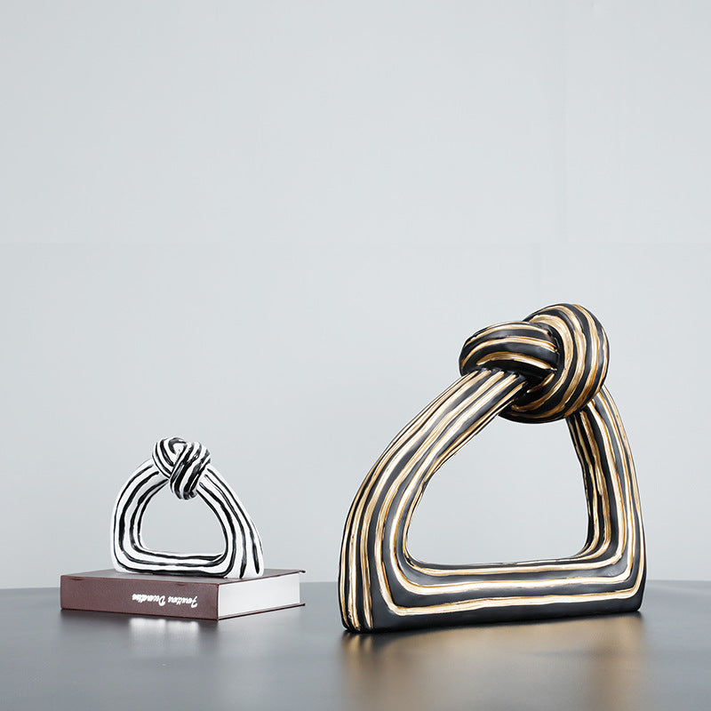 Artistic Ceramic Knot Sculpture
