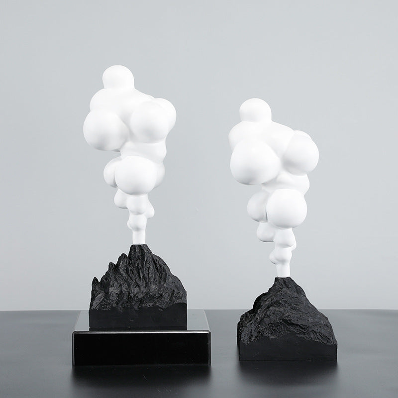 Creative Volcanic Eruption Sculpture