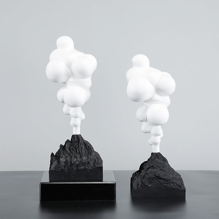 Creative Volcanic Eruption Sculpture