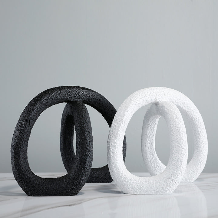 Modern Abstract Ceramic Sculpture