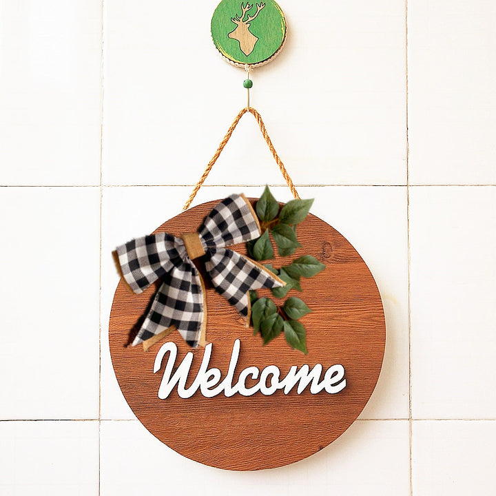Decorative Wooden Welcome Wall Sign