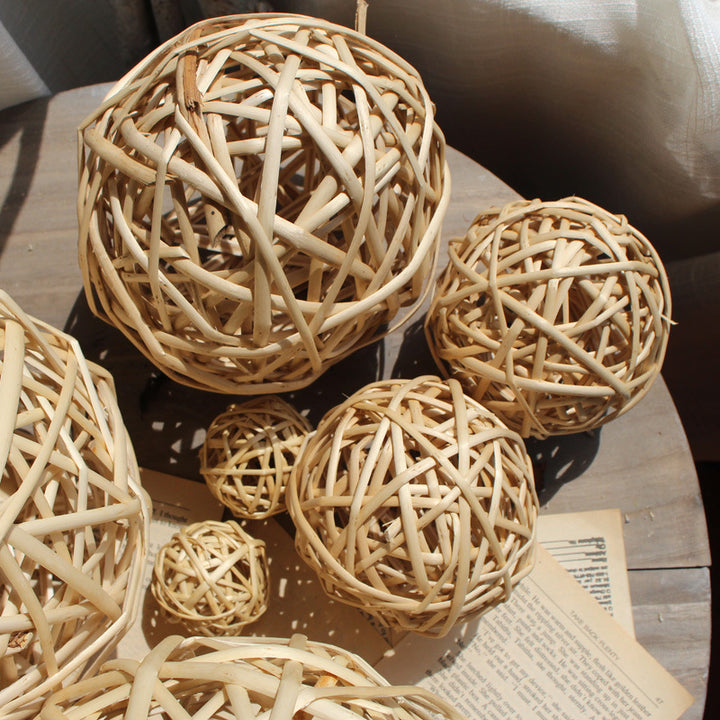 Decorative natural basket Kalsten