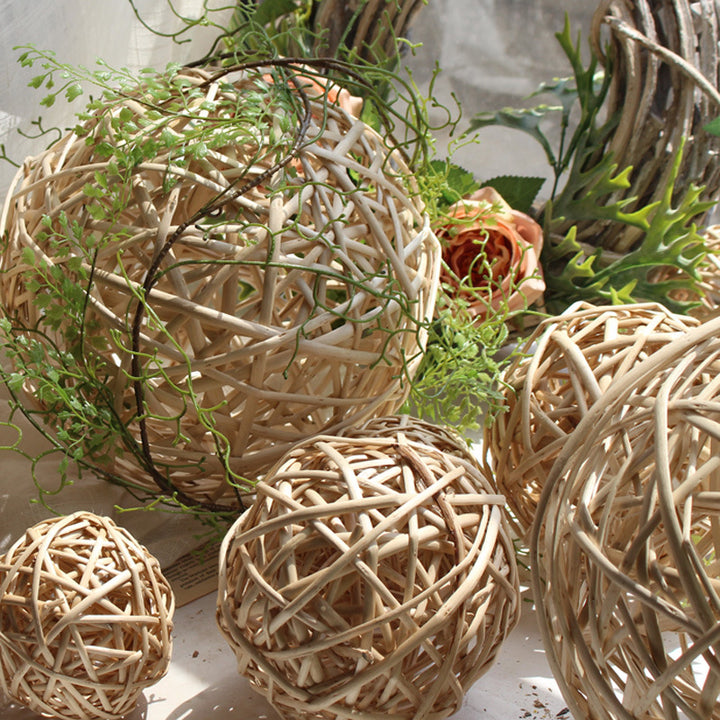 Decorative natural basket Kalsten