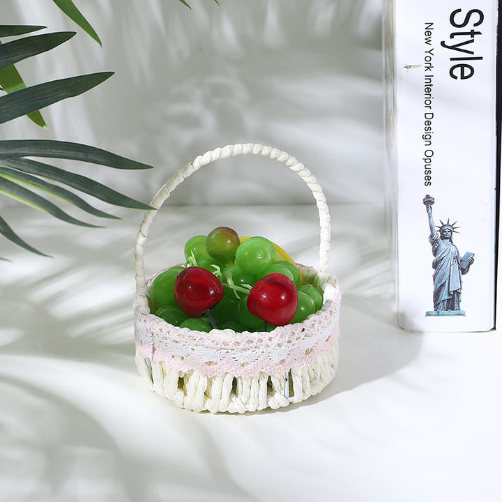 Women's Decorative Fruit Bowl with Art Ribbon Kalsten