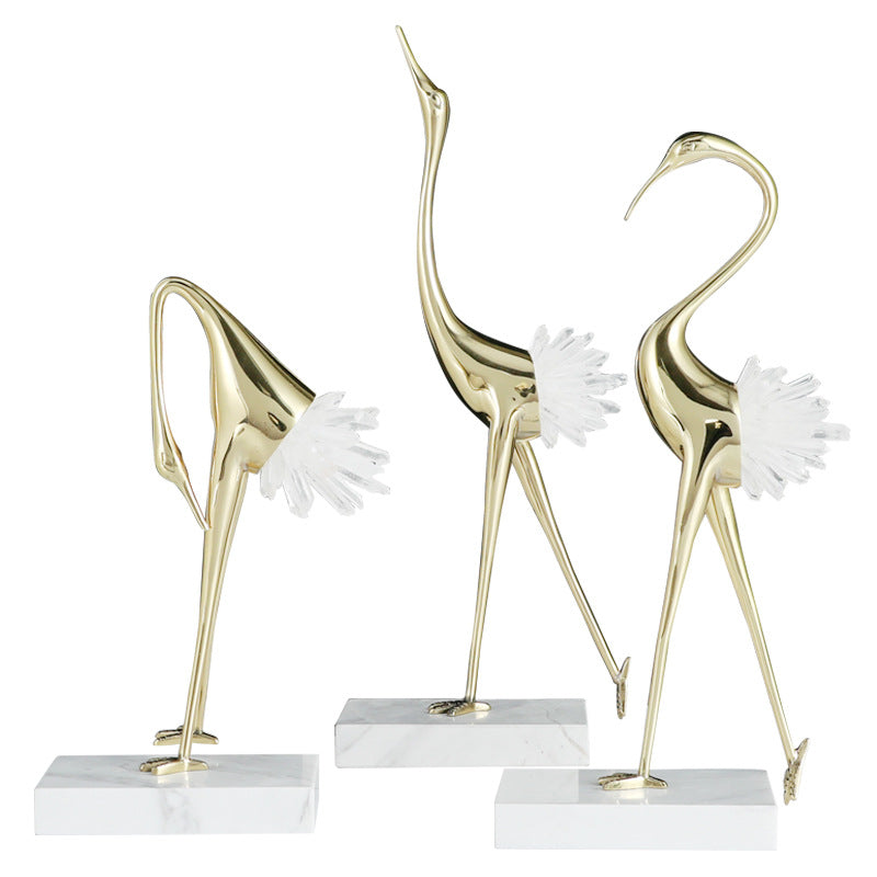 Elegant Decorative Bird Sculpture