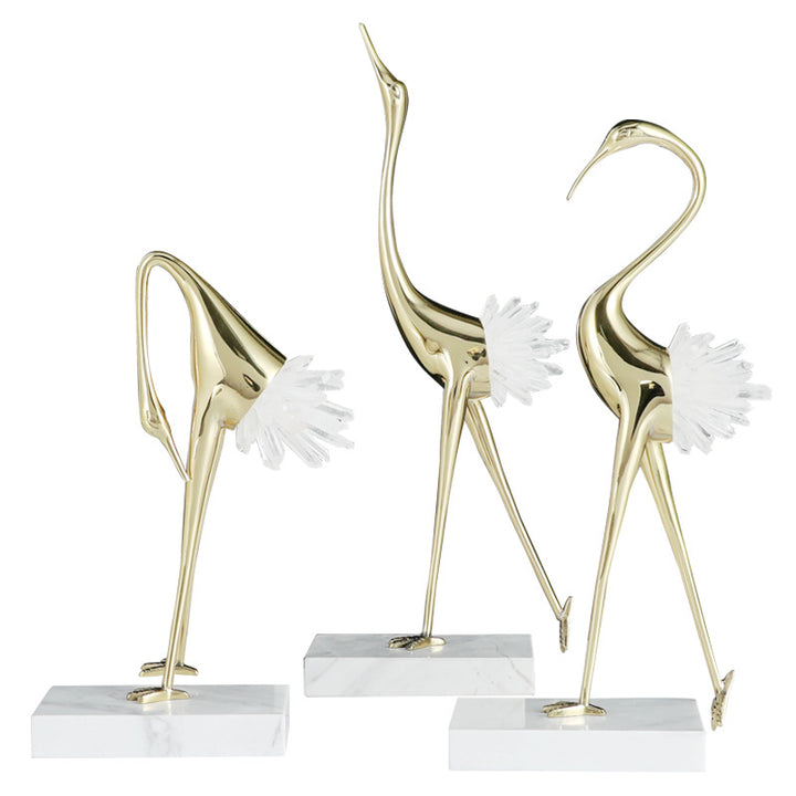 Elegant Decorative Bird Sculpture