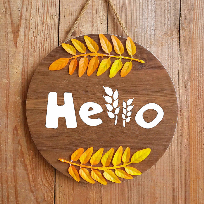 Decorative Wooden Welcome Wall Sign